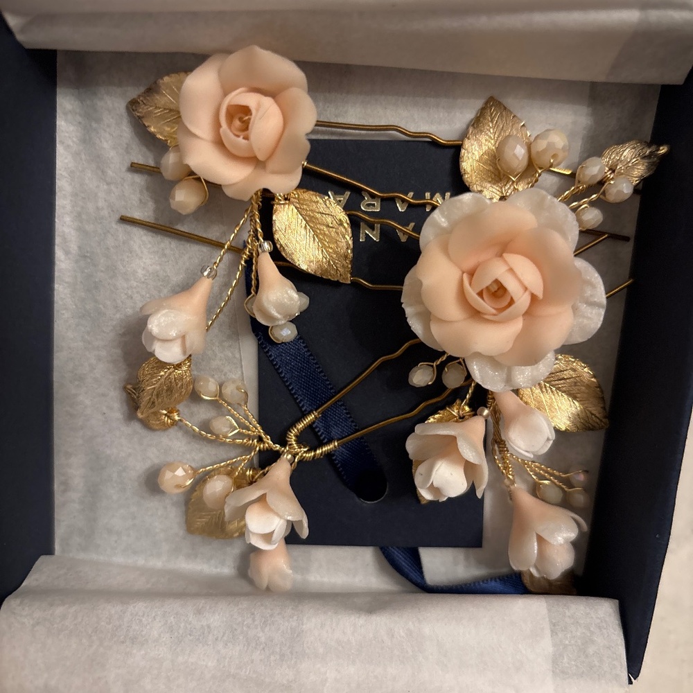 Tania Maras bridal hair pins